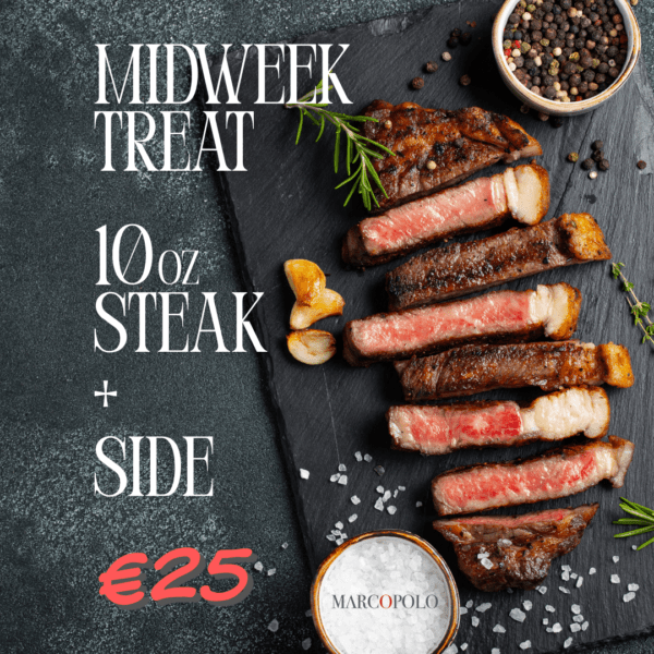 10 oz steak promotion 25 euro
